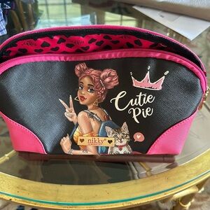 New Nicole Lee Cutie pie cosmetic bag